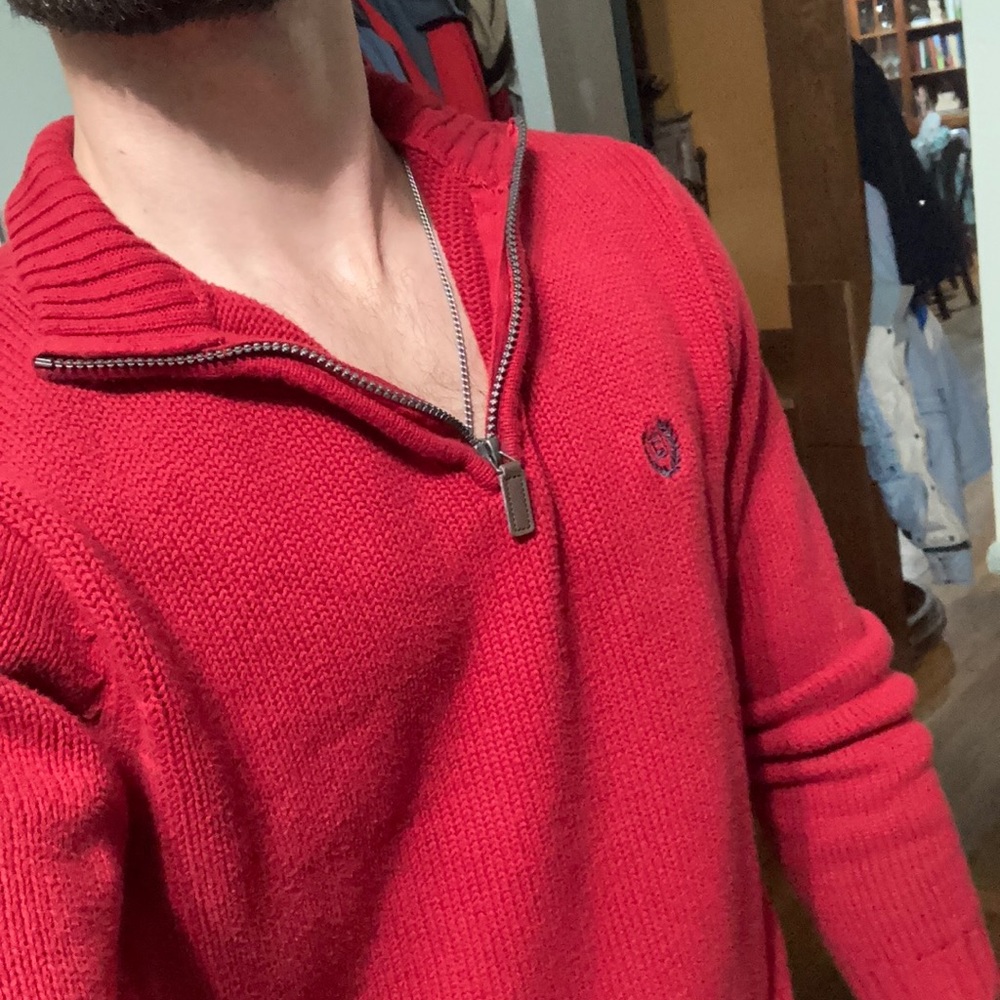 Chaps Red Sweater